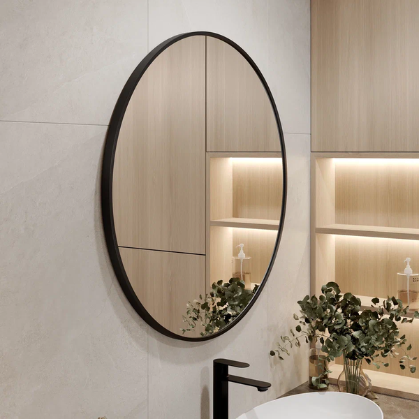 Изображение товара Зеркало Континент Ливро D70 (черный, без подсветки)