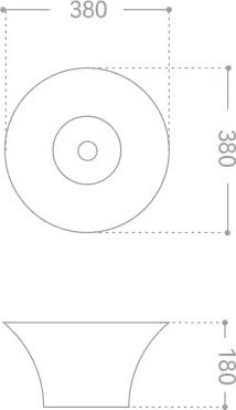Изображение товара Умывальник Abber Bequem AC2125 (белый)