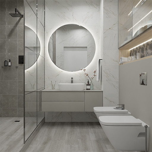 Изображение товара Плитка Lasselsberger Ceramics Блюм 6260-0016 (603x300, белый)