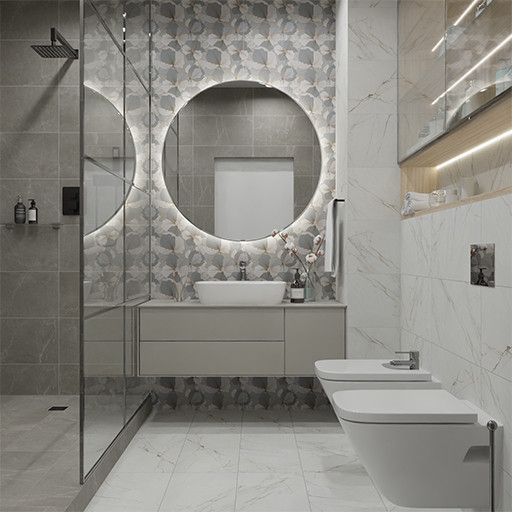 Изображение товара Плитка Lasselsberger Ceramics Блюм 6260-0017 (603x300, мокко)