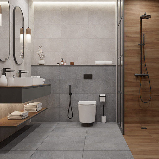 Изображение товара Плитка Lasselsberger Ceramics Трэверс 6260-0191 (603x300, светло-серый)