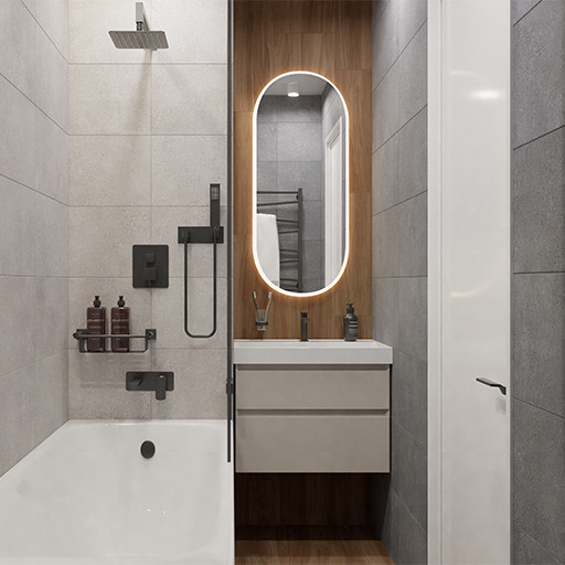 Изображение товара Плитка Lasselsberger Ceramics Трэверс 6260-0190 (603x300, темно-серый)