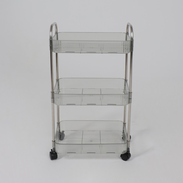 Изображение товара Этажерка AksHome Faina (прозрачный дымчатый)