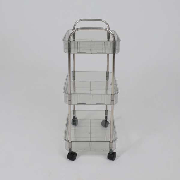 Изображение товара Этажерка AksHome Faina (прозрачный дымчатый)