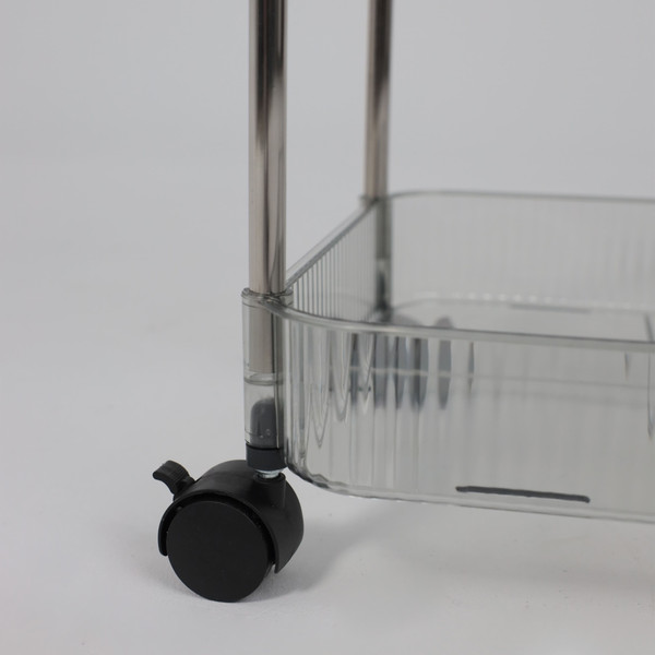 Изображение товара Этажерка AksHome Faina (прозрачный дымчатый)