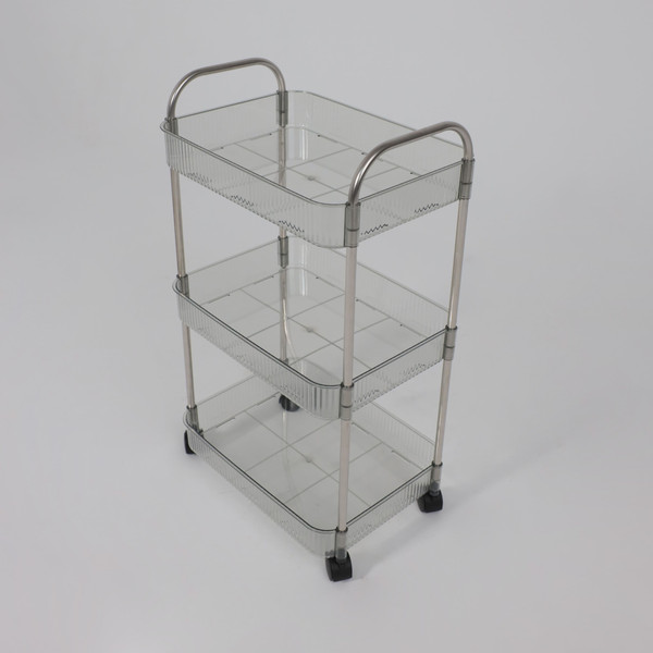 Изображение товара Этажерка AksHome Faina (прозрачный дымчатый)