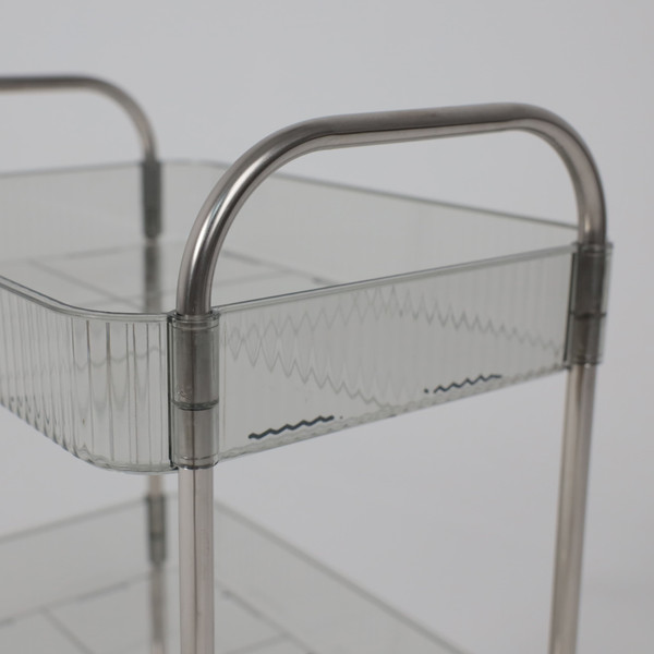 Изображение товара Этажерка AksHome Faina (прозрачный дымчатый)