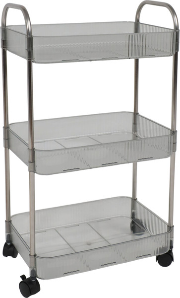 Изображение товара Этажерка AksHome Faina (прозрачный дымчатый)