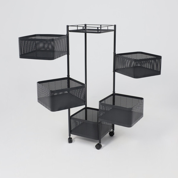 Изображение товара Этажерка AksHome Pirr (черный)