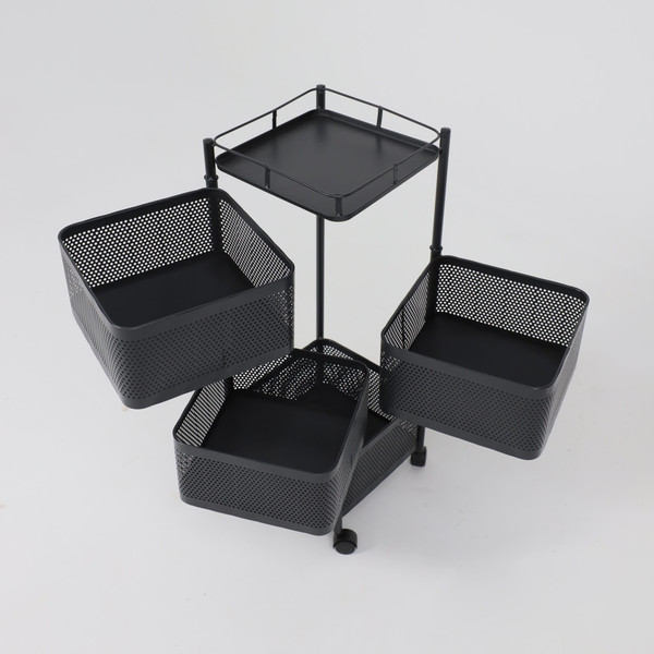 Изображение товара Этажерка AksHome Roy (черный)