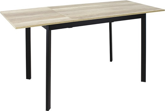 Изображение товара Обеденный стол Виста Ахен-2 70Х110-160 ВС/472 (каньон дуб/муар черный)