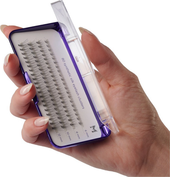 Изображение товара Накладные ресницы пучковые Manly PRO Шелк 6, 8, 10, 12мм / LF06