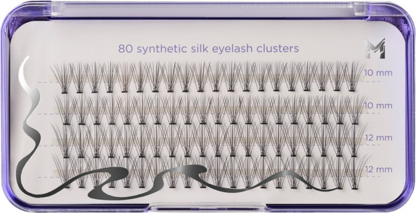Изображение товара Накладные ресницы пучковые Manly PRO Шелк 10, 12мм / LF07