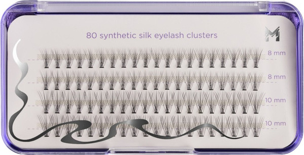 Изображение товара Накладные ресницы пучковые Manly PRO Шелк 8, 10мм / LF08
