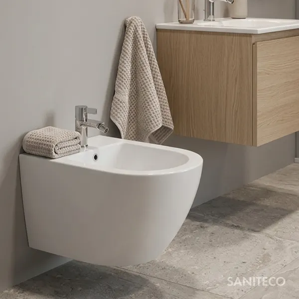 Изображение товара Биде подвесное Saniteco BT-203BM (белый)