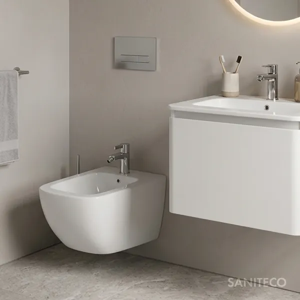 Изображение товара Биде подвесное Saniteco BT-210B (белый)