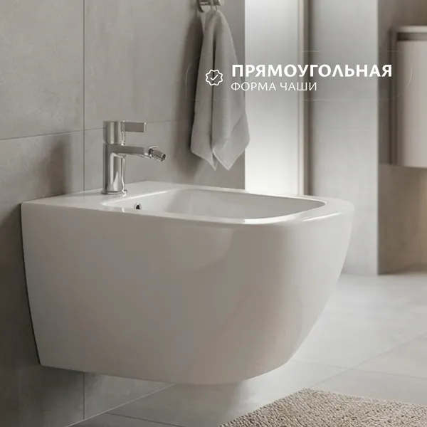 Изображение товара Биде подвесное Saniteco BT-210B (белый)