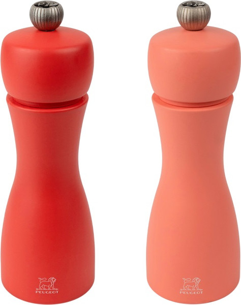 Изображение товара Набор мельниц для специй Peugeot Tahiti 2/42974 (2шт, красный/оранжевый)