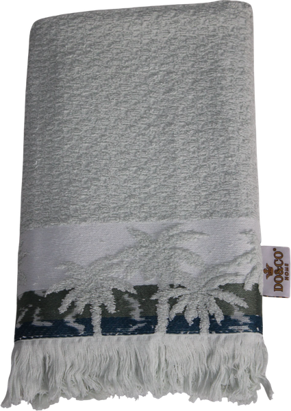 Изображение товара Полотенце DO&CO Palmiye 70x140 / 10435 (светло-зеленый)