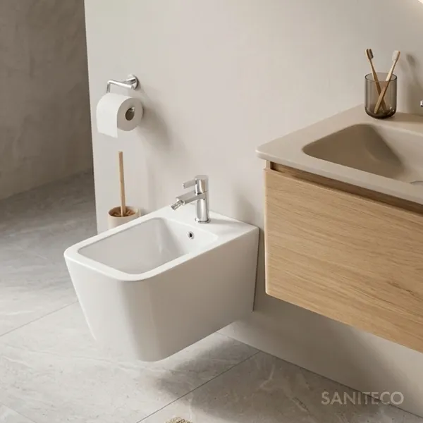 Изображение товара Биде подвесное Saniteco BT-202B (белый)