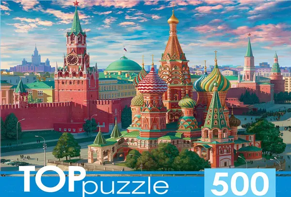 Изображение товара Пазл РЫЖИЙ КОТ Москва. Красная площадь / ХТП500-4221 (500эл)