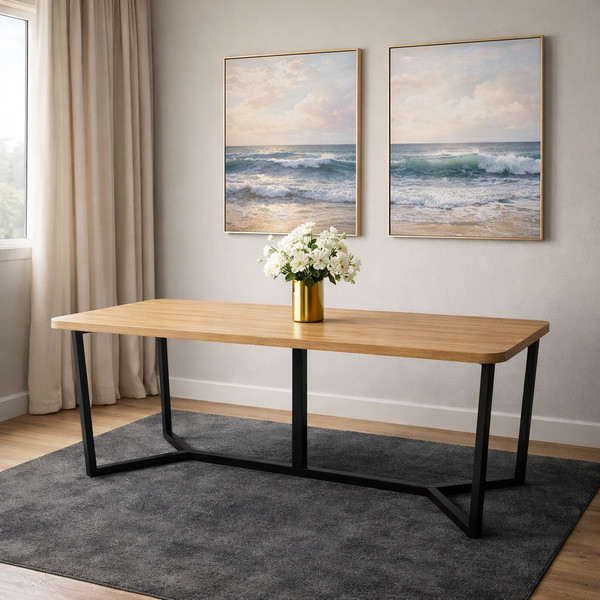 Изображение товара Обеденный стол Макс Стайл Модерн СТО-2000x1000 (дуб золотой 386 WML)