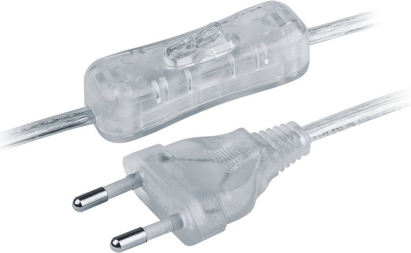 Изображение товара Шнур сетевой Navigator NPS-FS-170-2x0.5-TR / 61723 (1.7м, прозрачный)