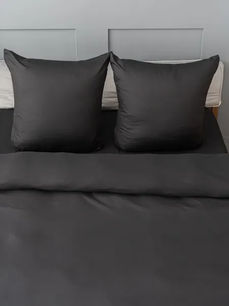 Изображение товара Комплект постельного белья Павлина Манетти Евро (черный)