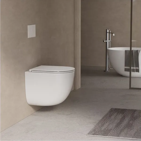 Изображение товара Унитаз подвесной Abber Bequem AC1132TC (белый)