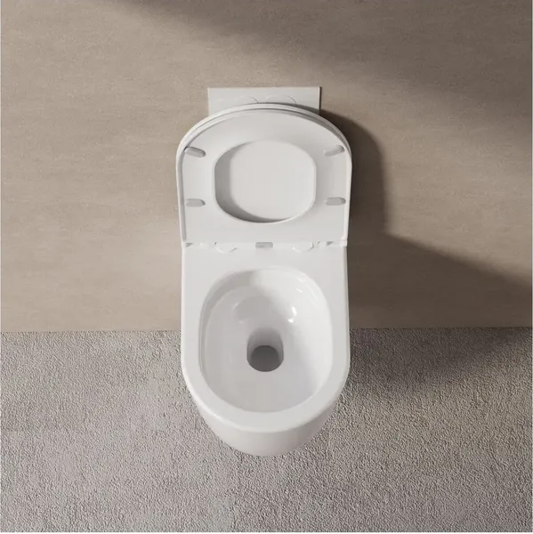 Изображение товара Унитаз подвесной Abber Bequem AC1132TC (белый)