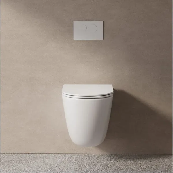 Изображение товара Унитаз подвесной Abber Bequem AC1132TC (белый)