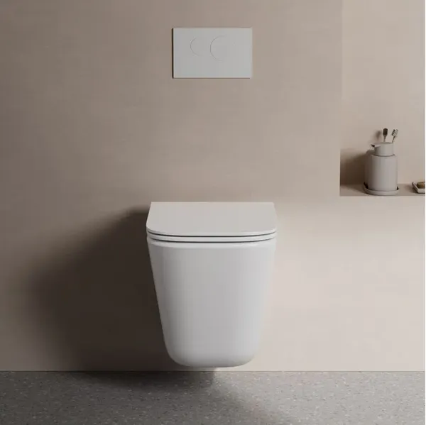 Изображение товара Унитаз подвесной Abber Rechteck AC1219TC (белый)