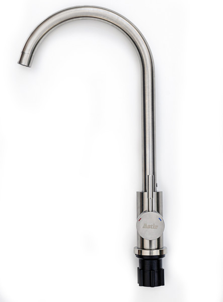 Изображение товара Мойка кухонная со смесителем Astir Decor Satin 60x50 (с сифоном, дозатором и коландером)