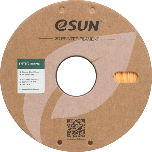 Изображение товара Пластик для 3D-печати eSUN PETG-Matte / PETG-MT175Q-AP1P1 (1.75мм, 1кг, абрикос)