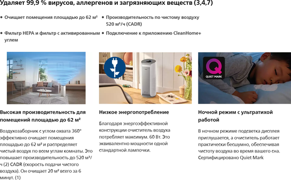 Изображение товара Очиститель воздуха Philips AC3059/51