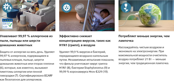 Изображение товара Очиститель воздуха Philips AC0921/14
