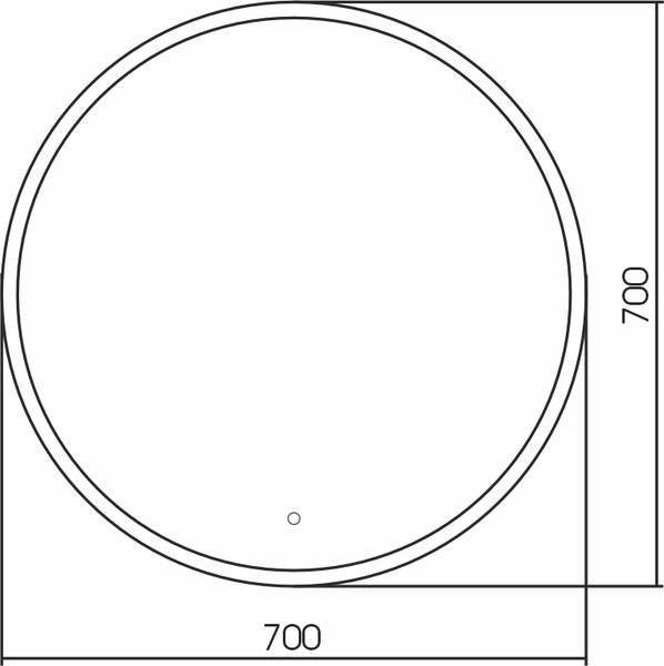 Изображение товара Зеркало Silver Mirrors Perla lite D70 / LED-00002776