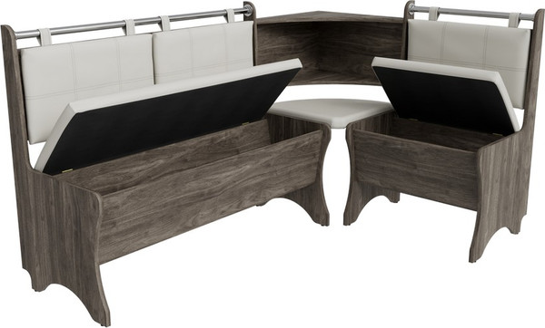 Изображение товара Уголок кухонный мягкий Mio Tesoro Оазис-2 108х163 (орех элия/ваниль)