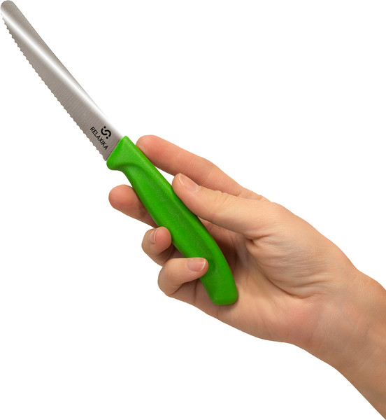 Изображение товара Нож Relaxika Серрейтор 11см / 32518 (зеленый)