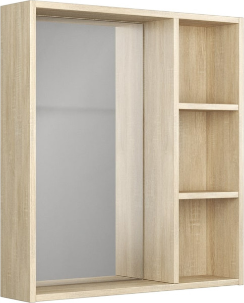 Изображение товара Шкаф с зеркалом для ванной Uncoria Дора 60 (дуб сонома)