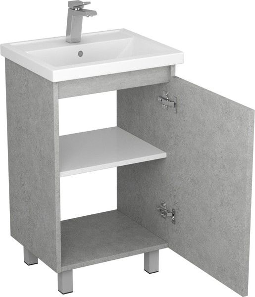 Изображение товара Тумба под умывальник Uncoria Моро 50 (светлый камень)