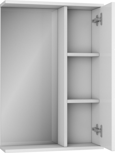 Изображение товара Шкаф с зеркалом для ванной Uncoria Рейн 55 (белый)