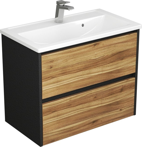 Изображение товара Тумба под умывальник Uncoria Тронто 80 (орех/лион)