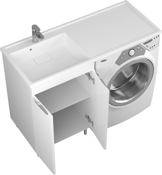 Изображение товара Тумба под умывальник Uncoria Мера 55 с 2-мя дв (белый)