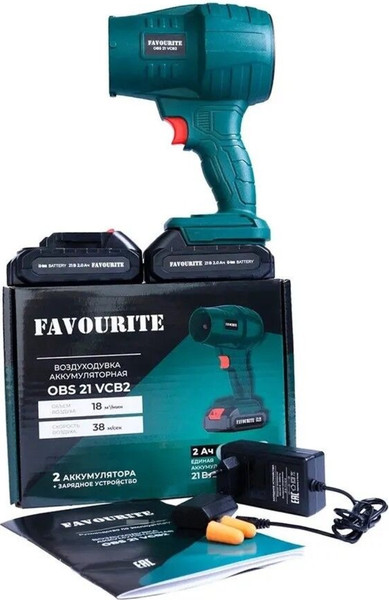 Изображение товара Воздуходувка аккумуляторная Favourite OBS 21 VCB2 / 156391822