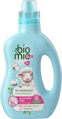 Кондиционер для белья BioMio Baby Хлопок (800мл) — фото 3