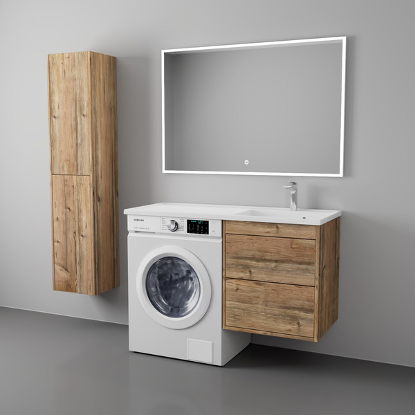 Изображение товара Тумба под умывальник Veneciana Nera 55 с 2-мя ящиками (пихта)