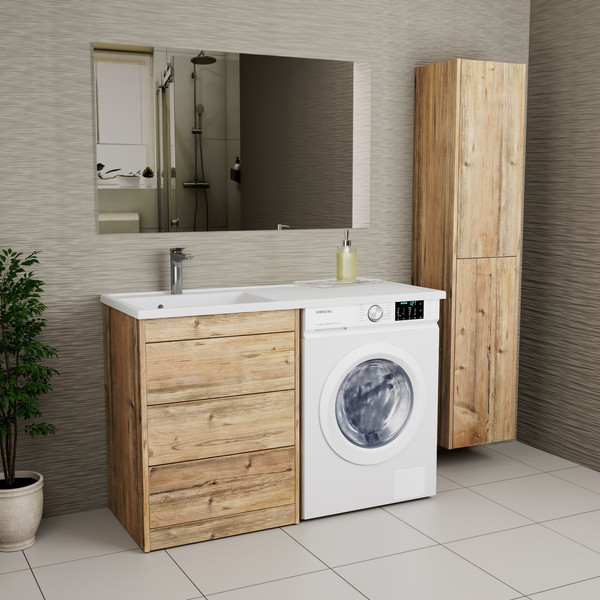 Изображение товара Тумба под умывальник Veneciana Nera 55 с 3-мя ящиками (пихта)