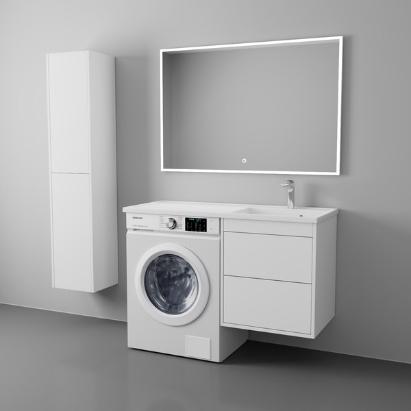 Изображение товара Тумба под умывальник Veneciana Nera 55 с 2-мя ящиками (белый)