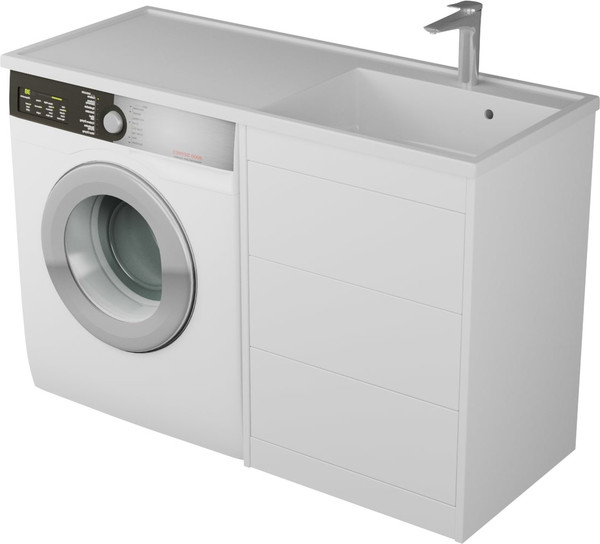 Изображение товара Тумба под умывальник Veneciana Nera 55 с 3-мя ящиками (белый)